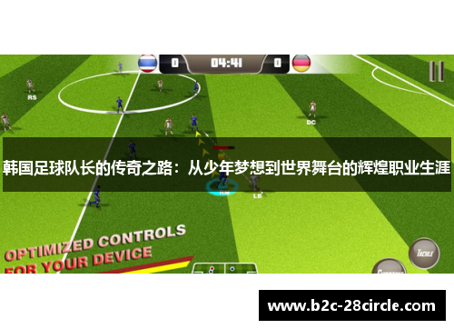 韩国足球队长的传奇之路：从少年梦想到世界舞台的辉煌职业生涯